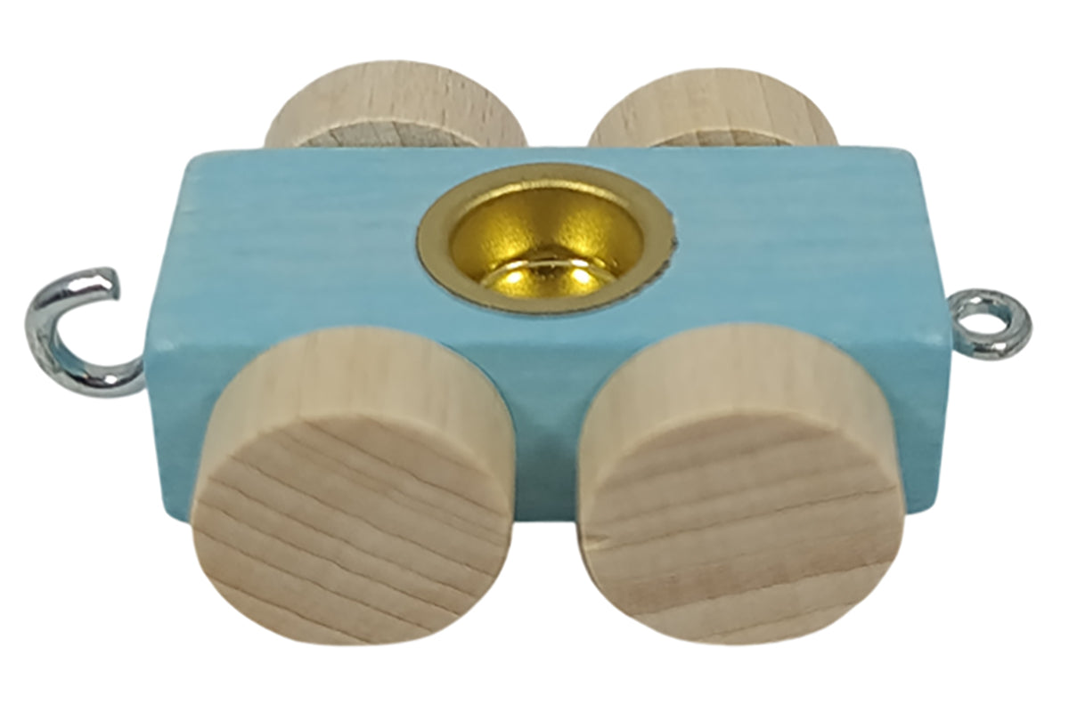 Train de lettres Hess, wagon à bougies