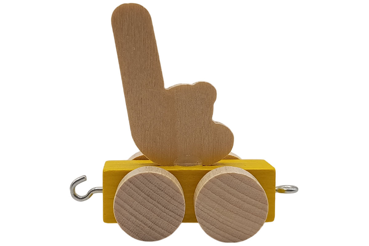 Lettre Hess train lettre J