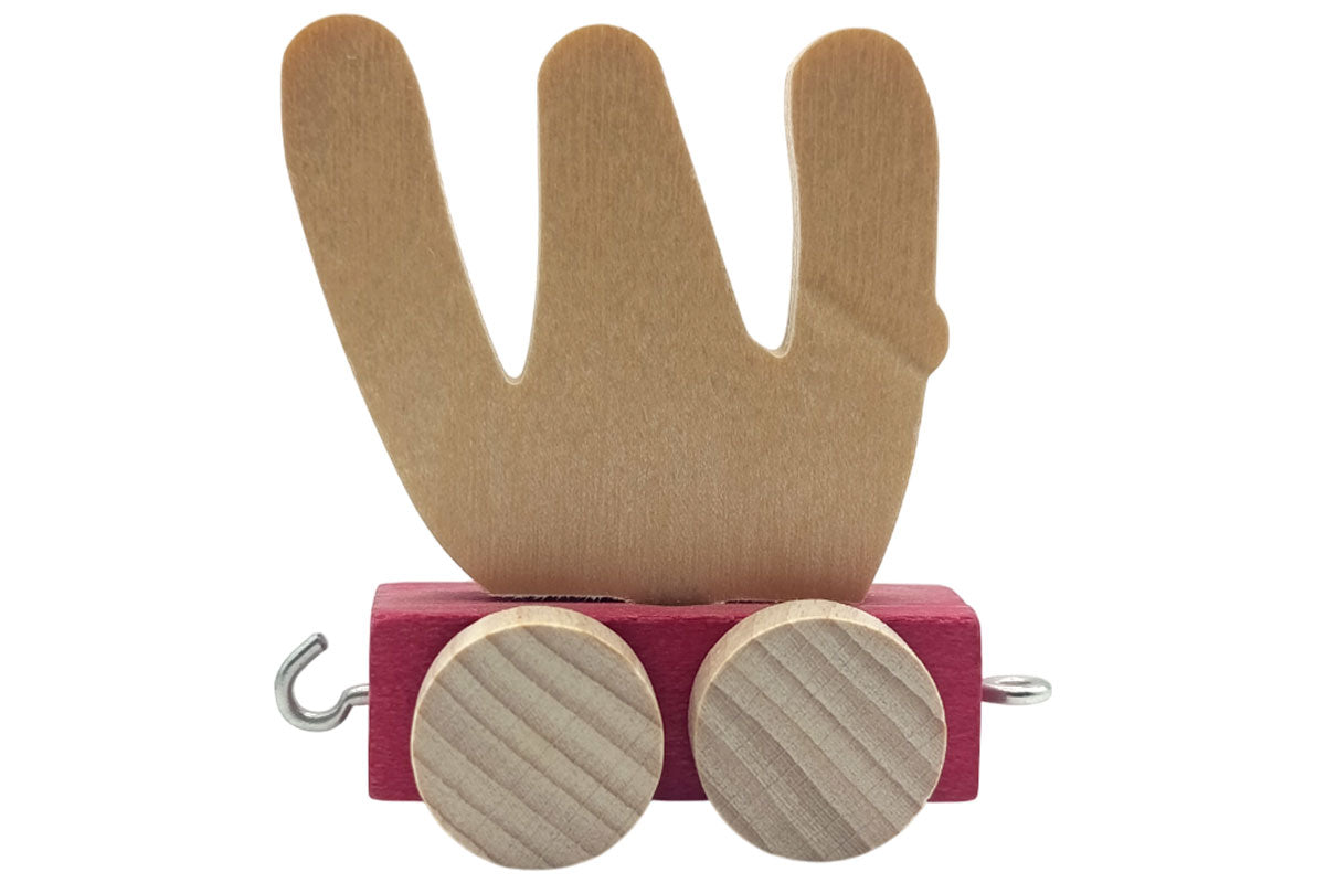 Lettre Hess train lettre W