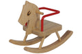 Anne Krebs Miniatur Schaukelpferd aus Holz und Metall