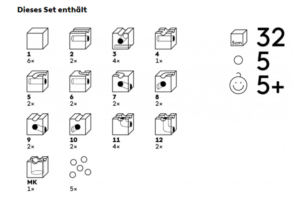 Cuboro Starter Set Standard 32