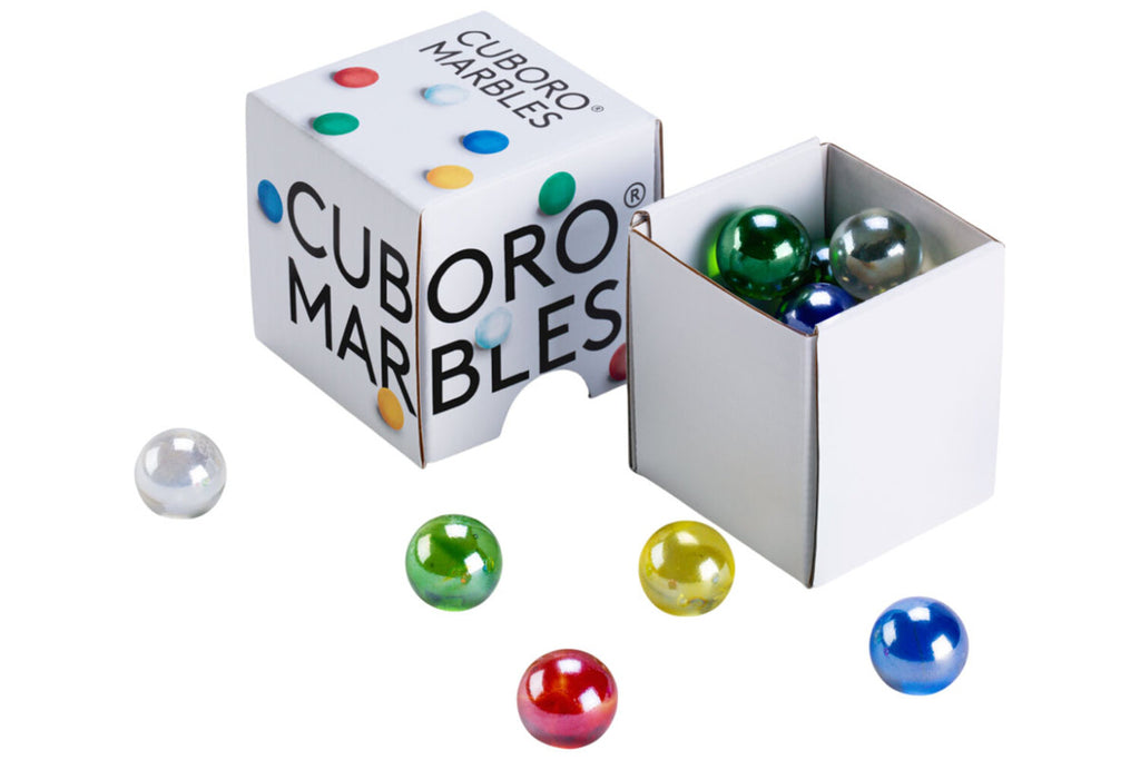 Ensemble de billes en verre Cuboro