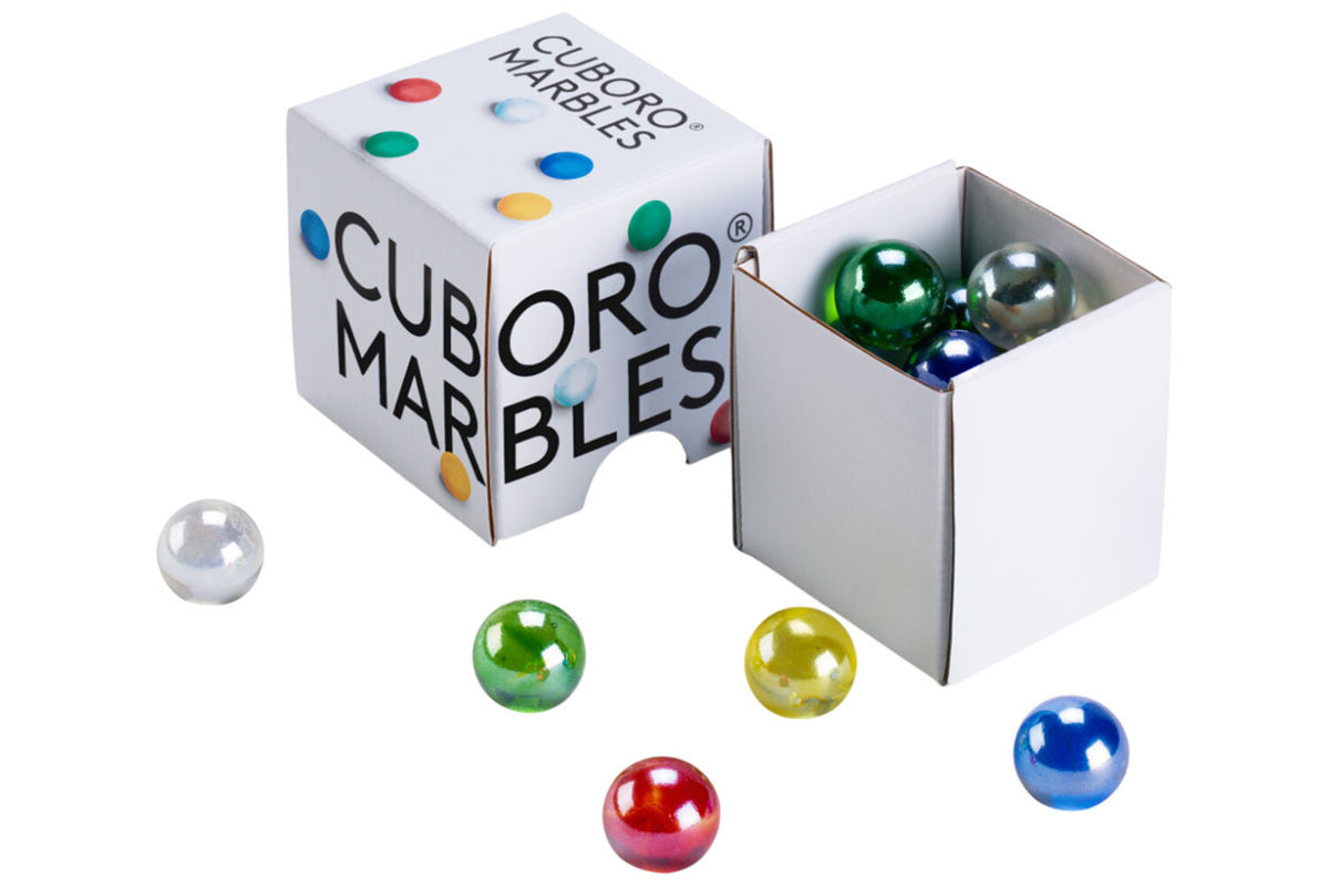 Ensemble de billes en verre Cuboro