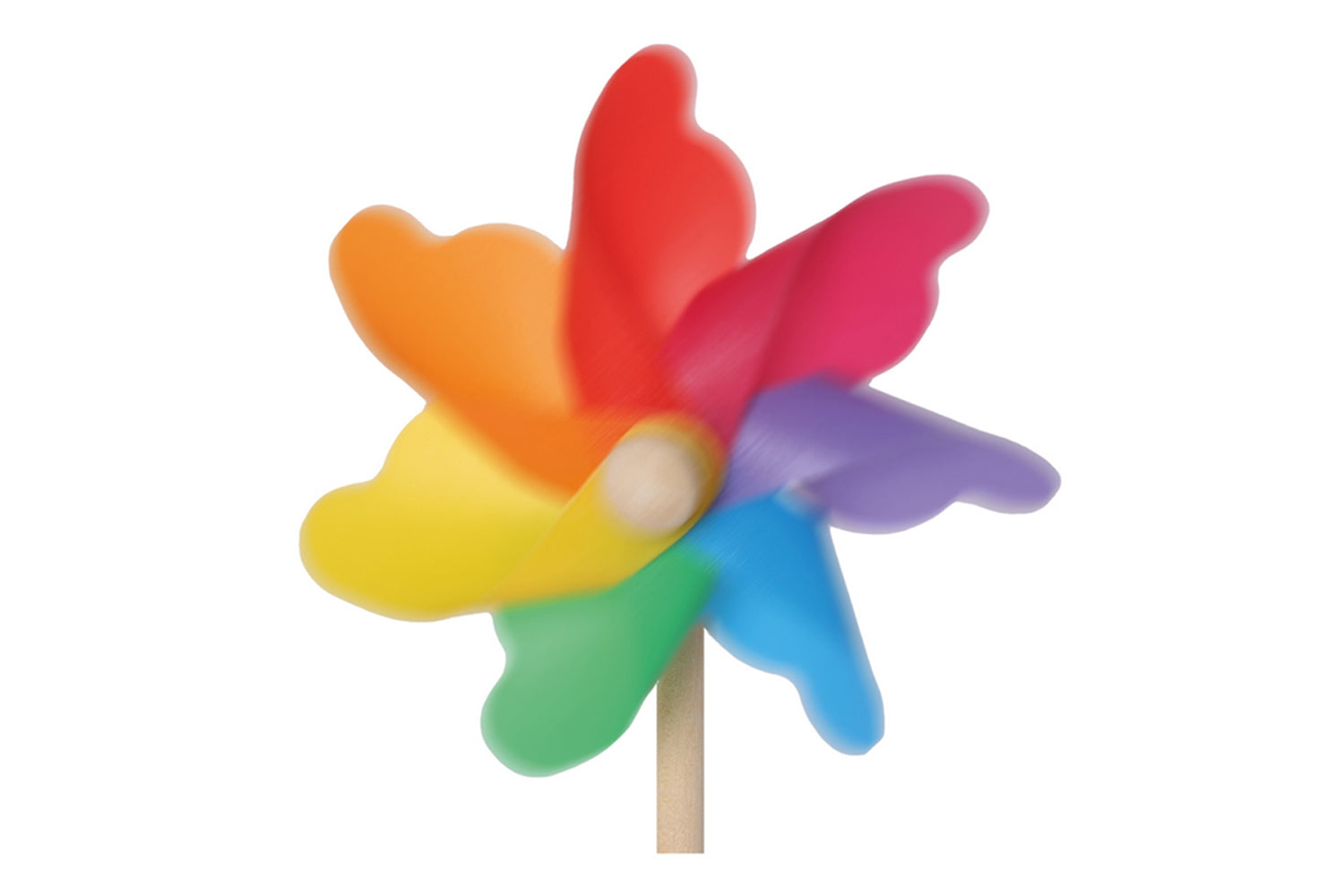 Bartl Windrad bunt Durchmesser 11 cm 10 Stück