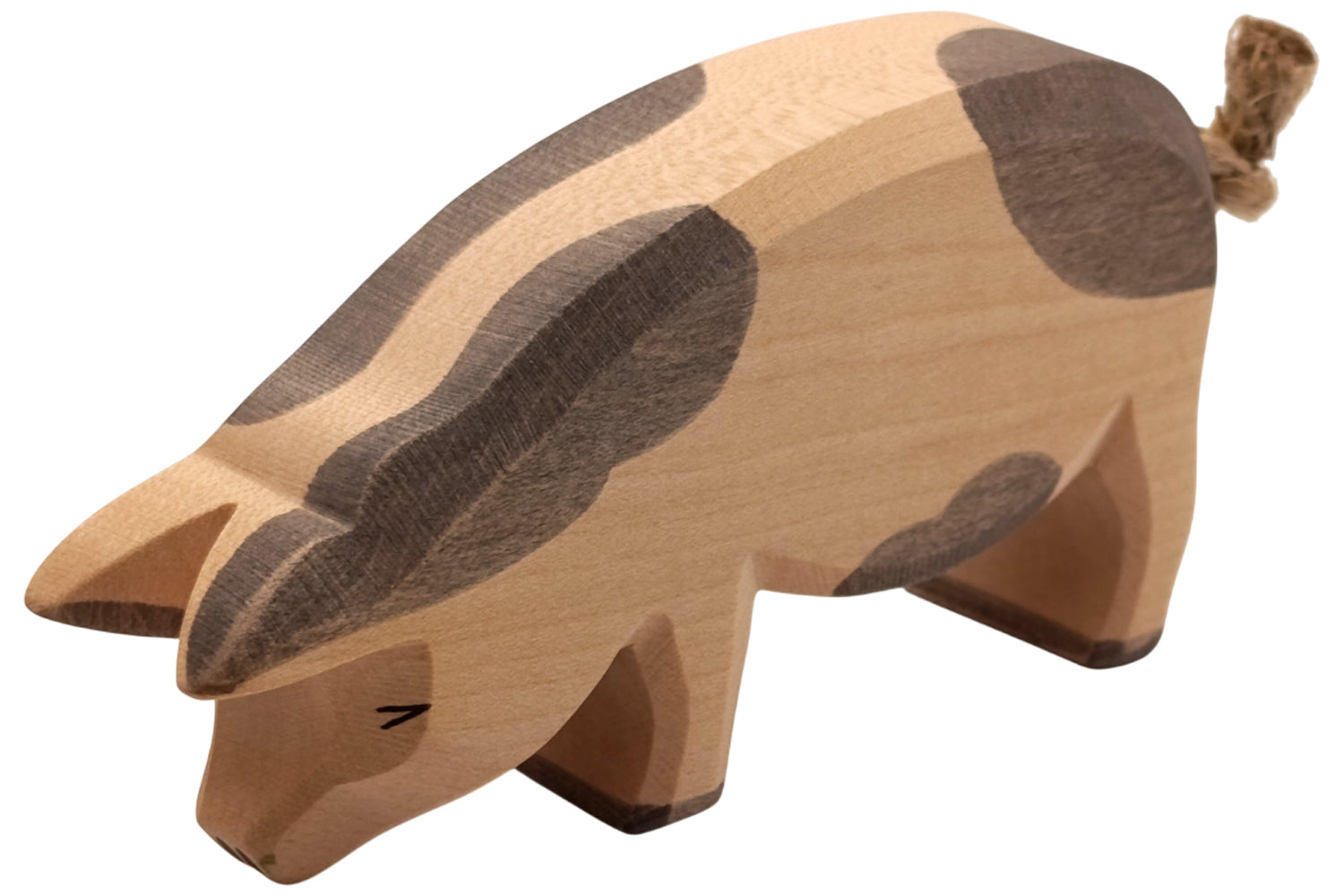 Ostheimer Schwein gefleckt, Kopf tief