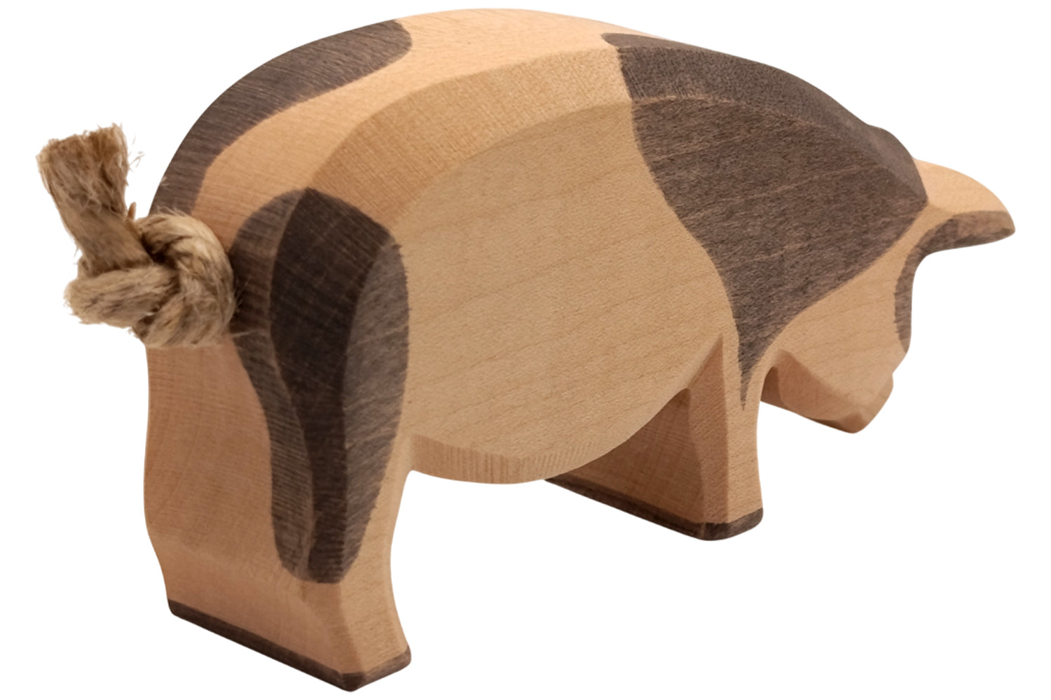 Ostheimer Schwein gefleckt, Kopf tief