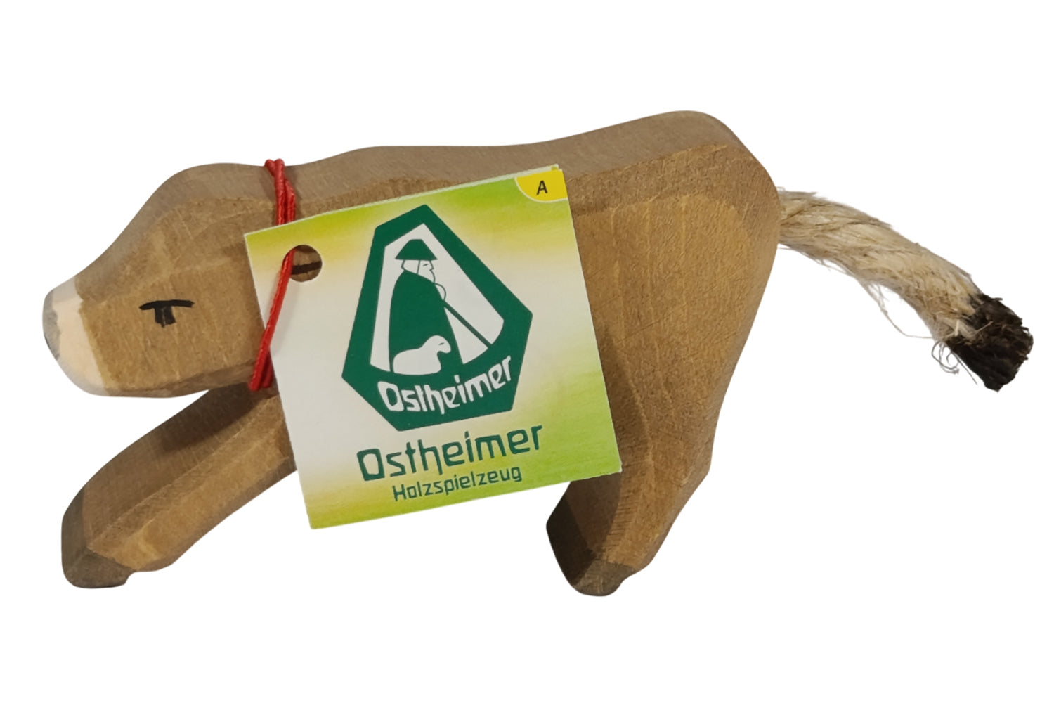 Ostheimer Almkälbchen trinkend