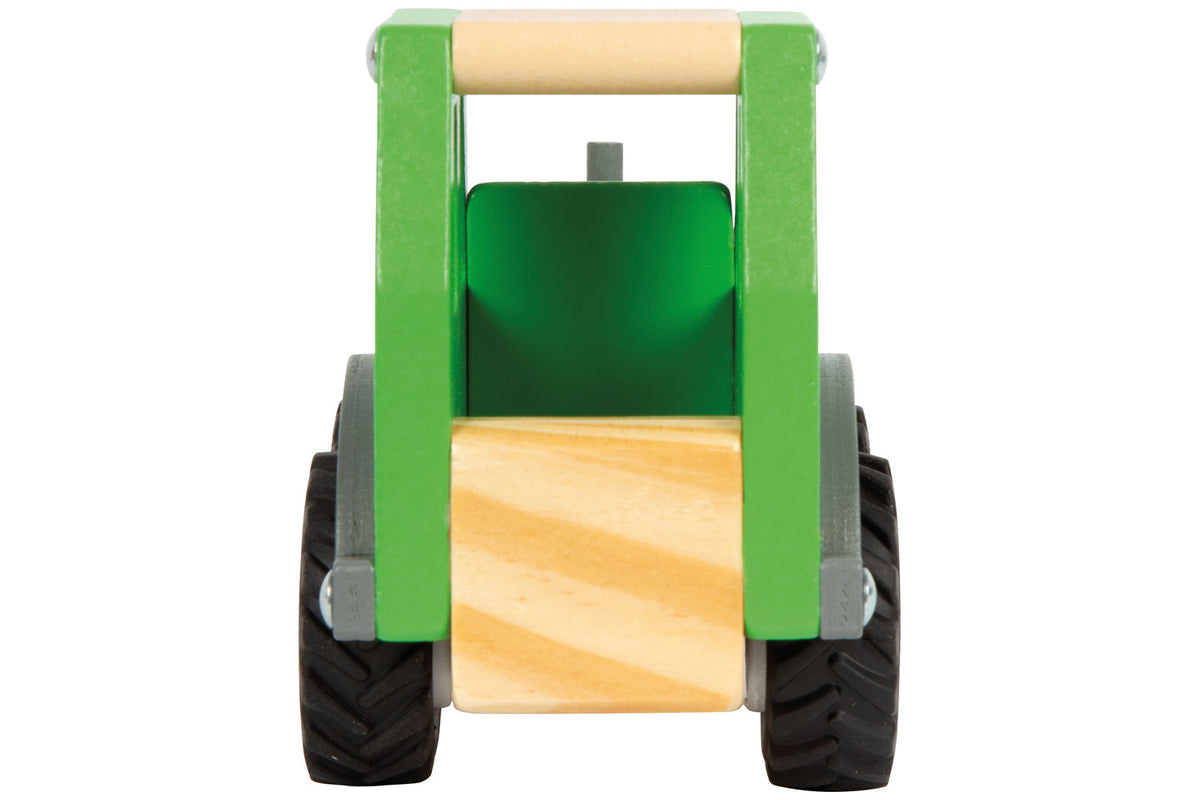 small foot Traktor grün