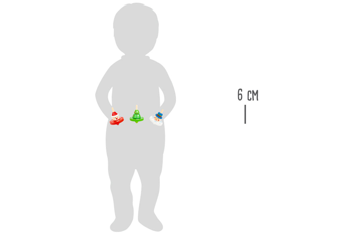 small foot Kreisel Schneemann