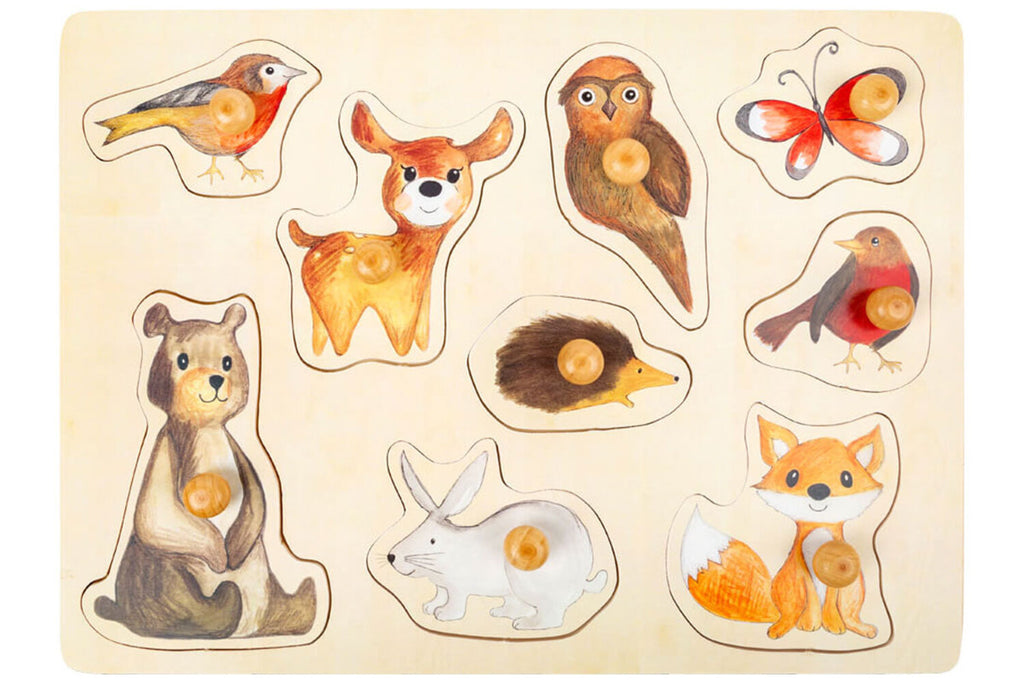 small foot Setzpuzzle Waldtiere