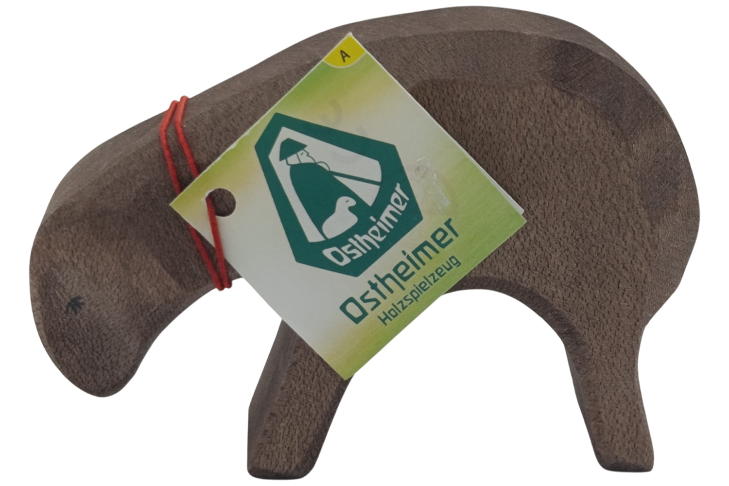 Ostheimer Schaf braun fressend