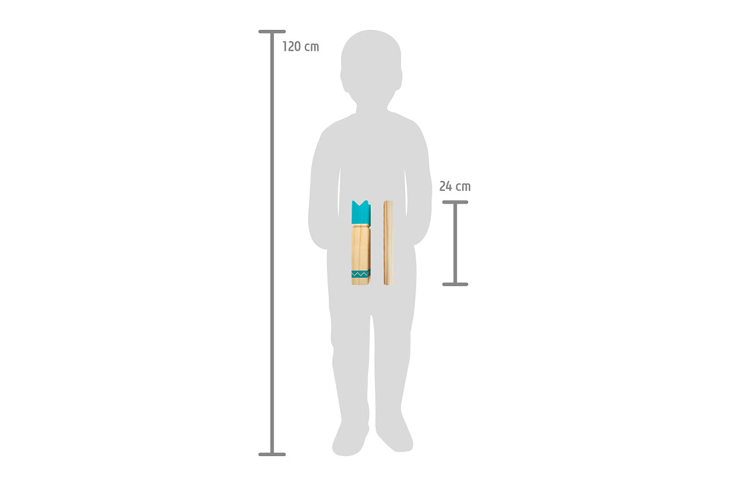 small foot Wikingerspiel Kubb kompakt Active