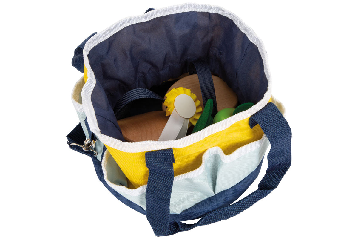 small foot Pferdepflegeset mit Tasche blau
