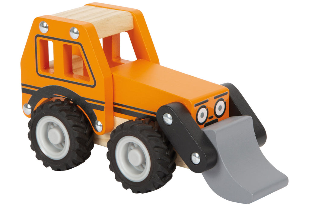 small foot Bagger orange