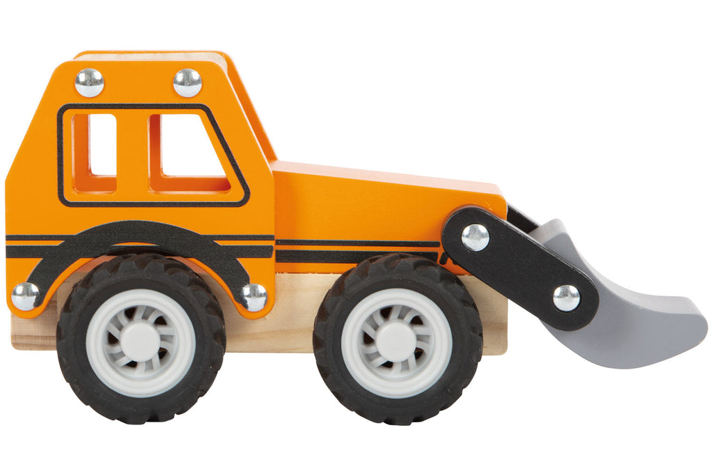 small foot Bagger orange