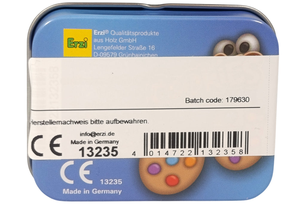 Erzi Cookies in der Dose