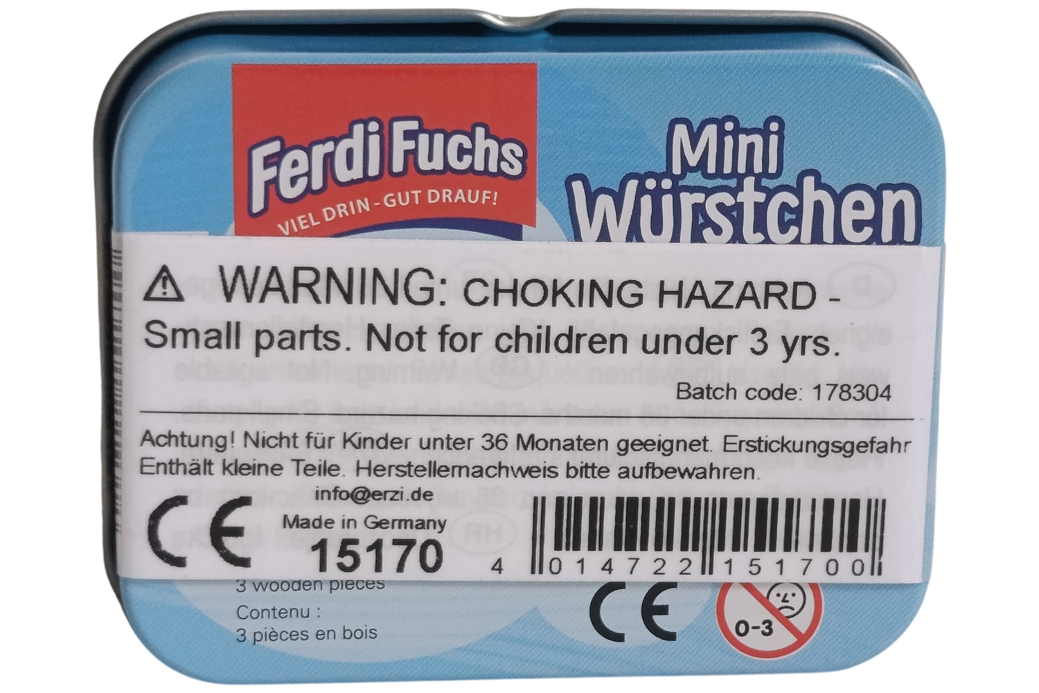 Erzi Ferdi Fuchs Mini Würstchen in der Dose