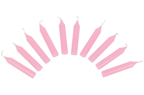 Bougies d'anniversaire Goki, lot de 10, roses