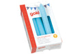 Bougies d'anniversaire Goki, lot de 10, bleues