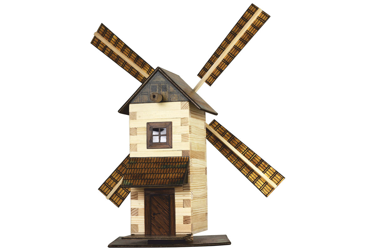 Walachia Holzbaukasten Windmühle