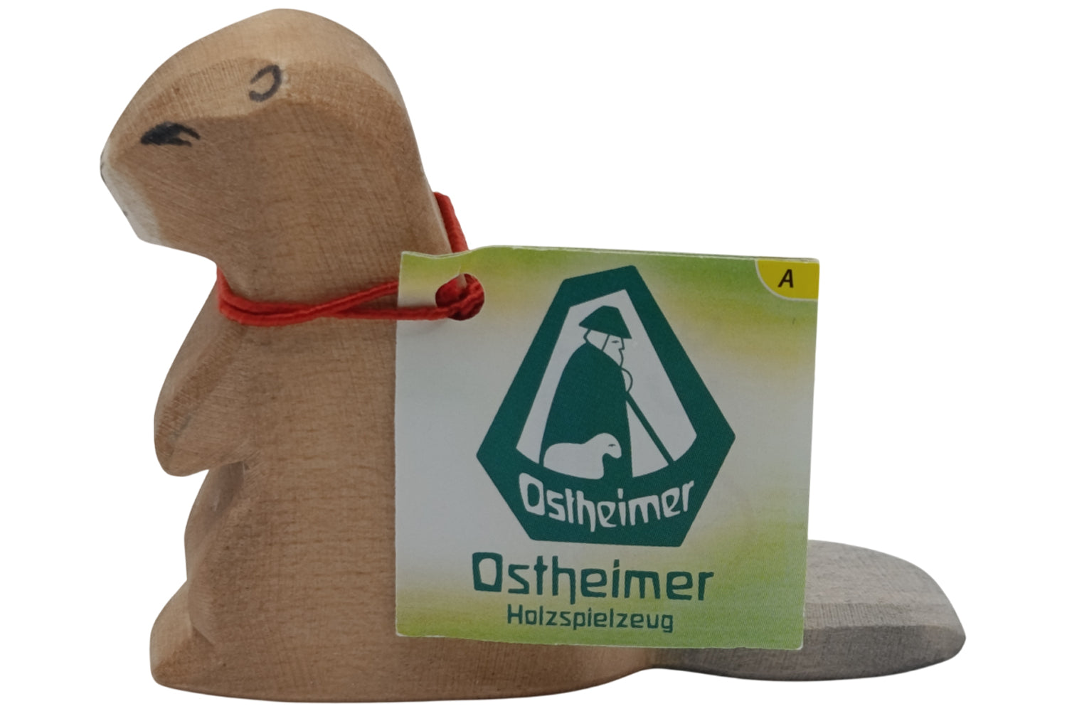 Ostheimer Biber sitzend