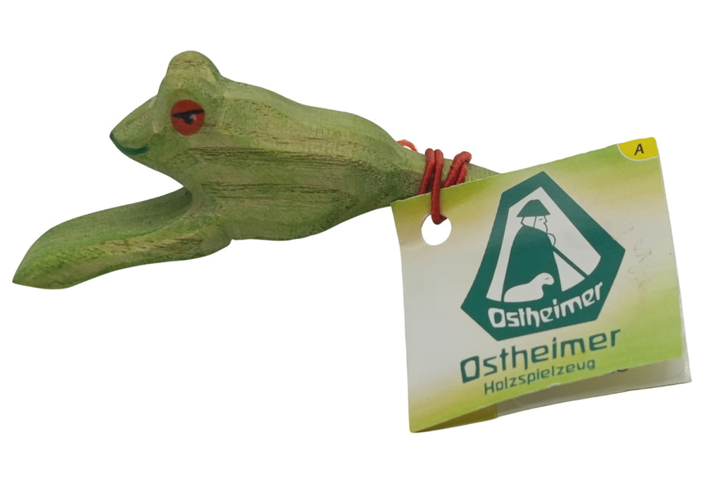 Ostheimer Frosch springend