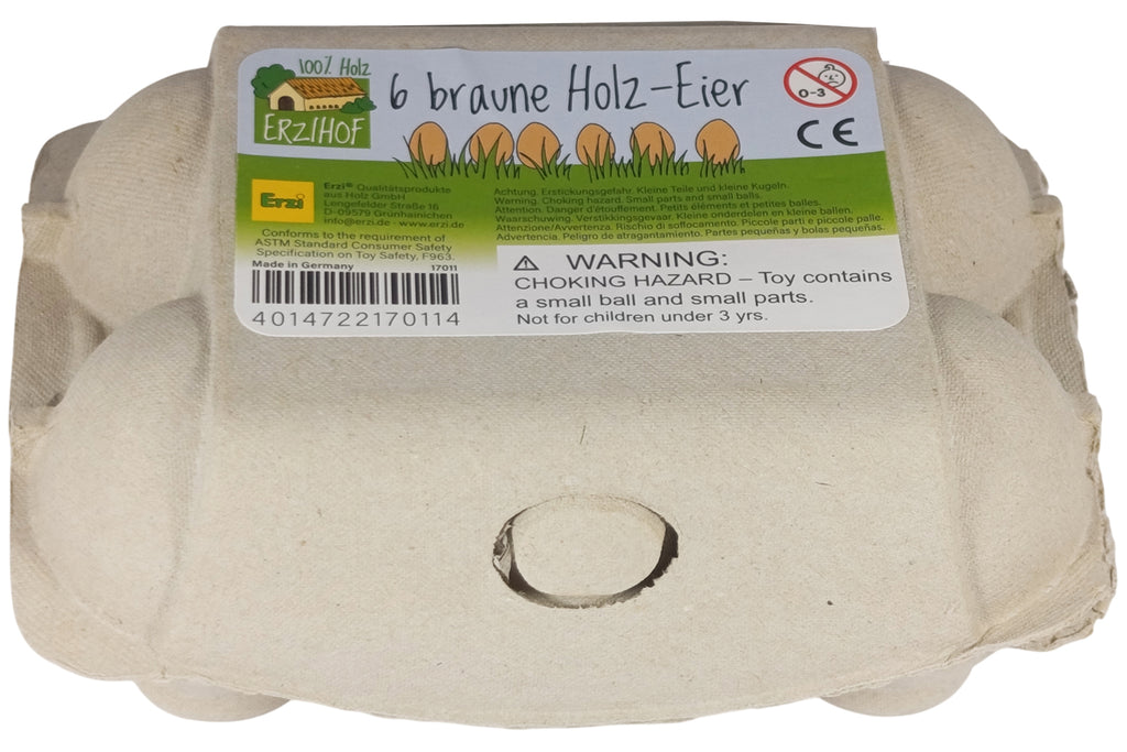 Erzi Eier braun im Karton