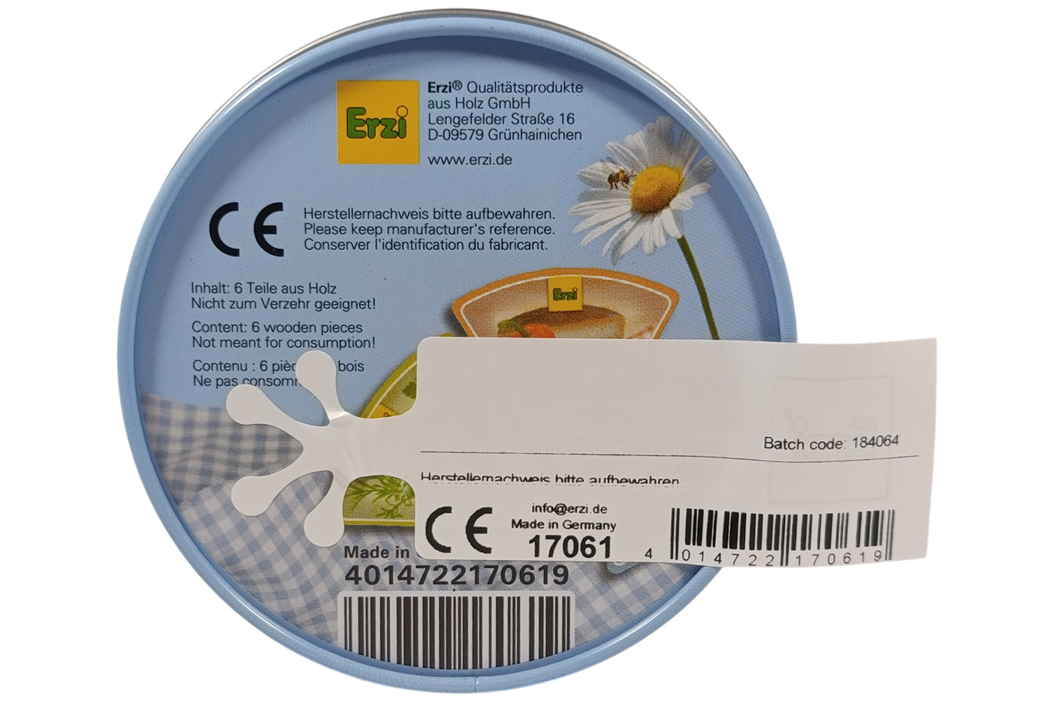 Erzi Käseecken in der Dose