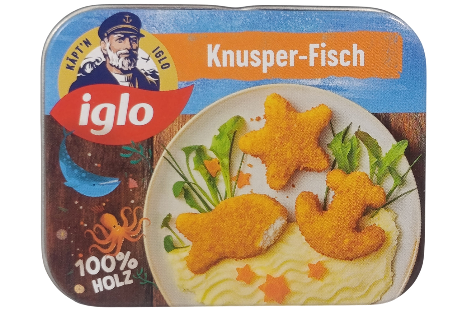 Erzi Iglo Knusperfisch in der Dose