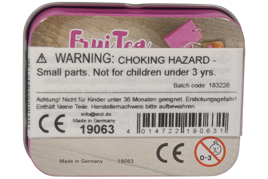 Erzi Früchtetee in der Dose