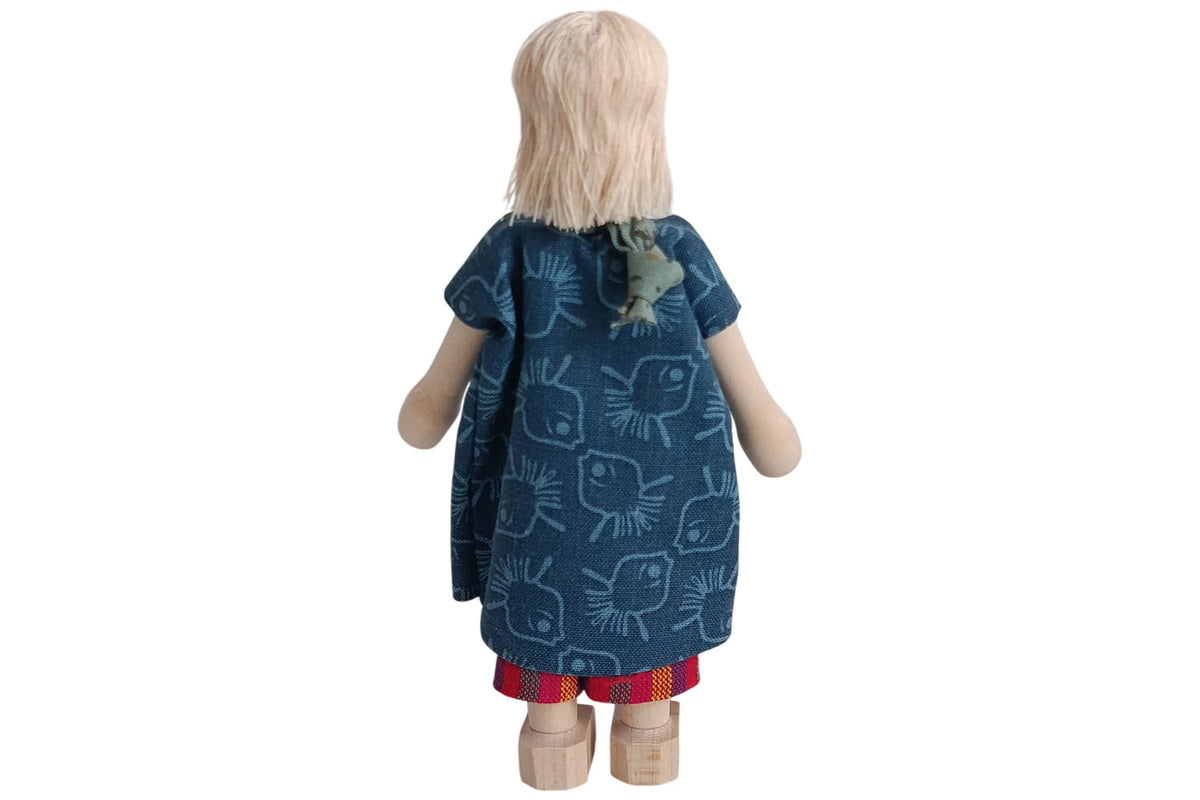 Anne Krebs Miniatur Puppe Flotte Oma