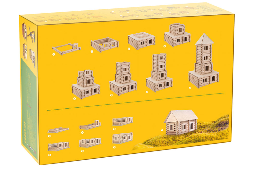 Walachia Holzbaukasten Vario XL 184 Teile