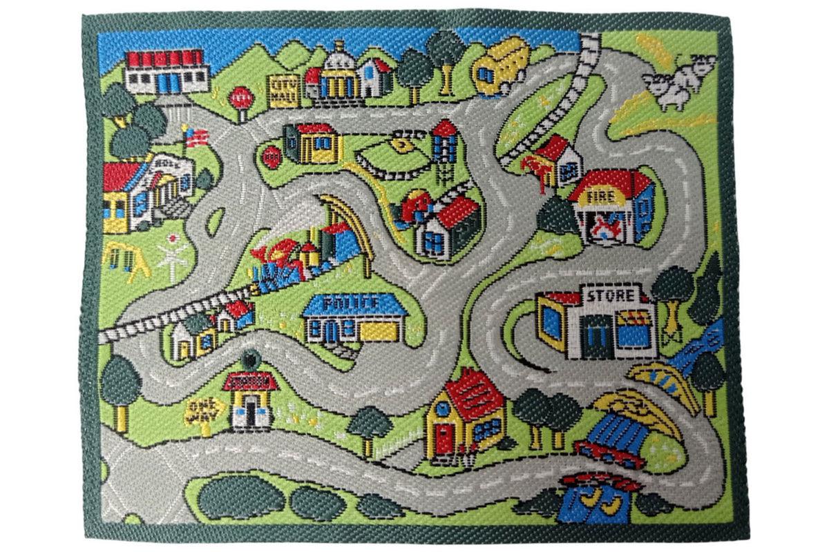 Dolls House Miniatur Kinder-Spiel-Teppich