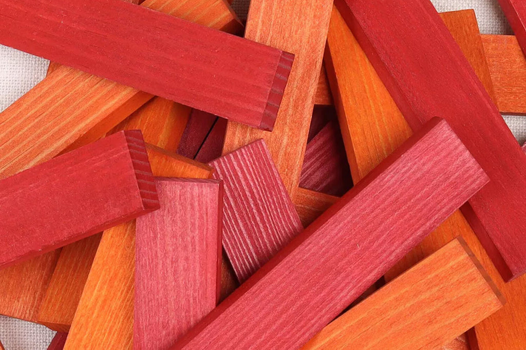 KAPLA Livre et Boîte de Couleurs orange rouge avec livre