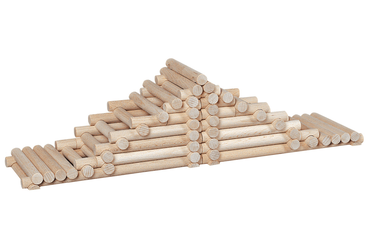 Walachia Holzbaukasten Vario Massive 209 Teile