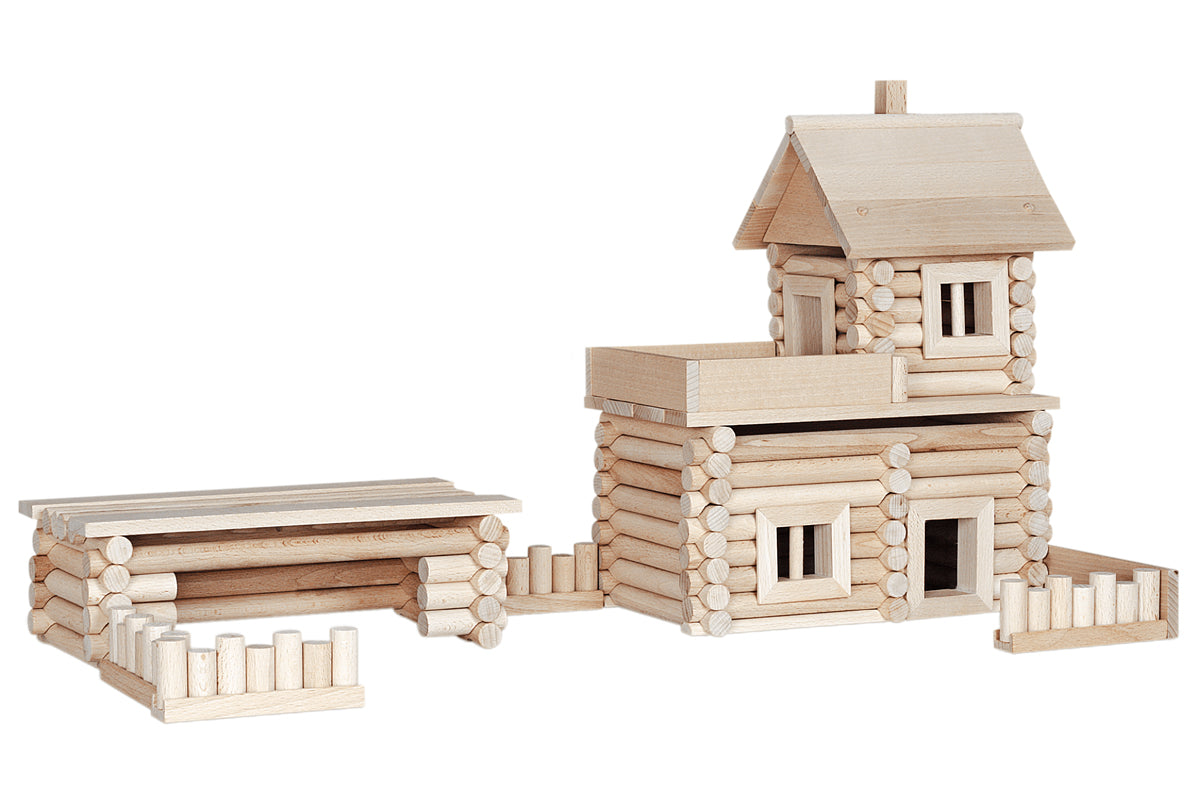 Walachia Holzbaukasten Vario Massive 209 Teile