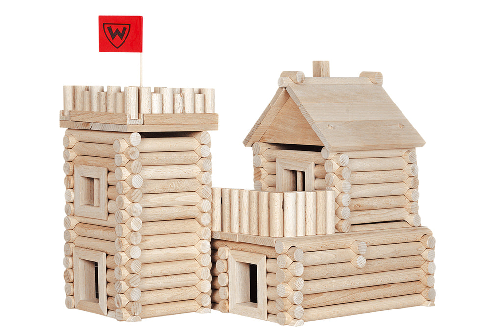 Walachia Holzbaukasten Vario Massive 209 Teile