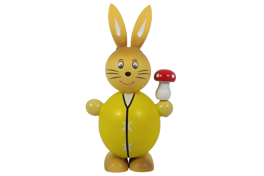 Décoration de Pâques jaune Sigro Lapin de Pâques Bernd