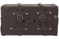 Dolls House 3252 Coffre En Marron Valise Cuir 1:12 pour Maison de Poupée Neuf !#