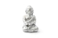 Dolls House Miniatur Statue Buddha Ornament silber