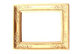 Dolls House Miniatur Bilderrahmen gold