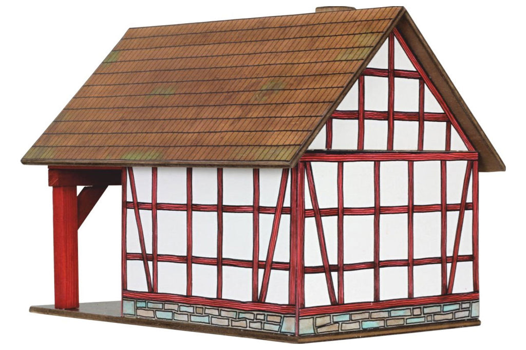 Walachia Holzbaukasten Fachwerk Schmiede