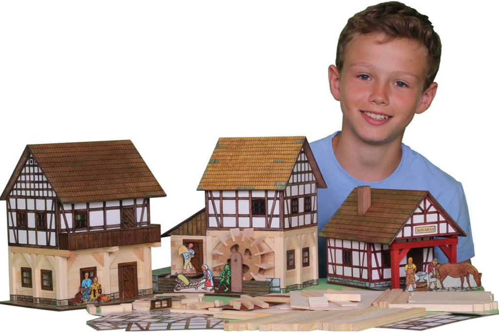 Walachia Holzbaukasten Fachwerk Schmiede