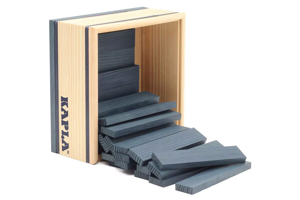 Boîte KAPLA de 40 pièces, bleu foncé