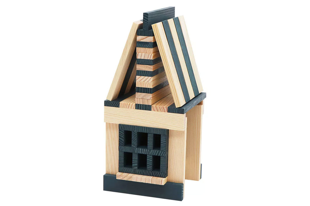 Boîte KAPLA de 40 pièces, bleu foncé