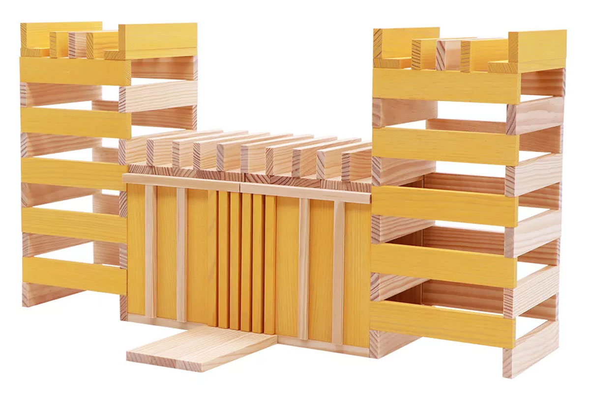 Boîte KAPLA de 40 pièces, jaune