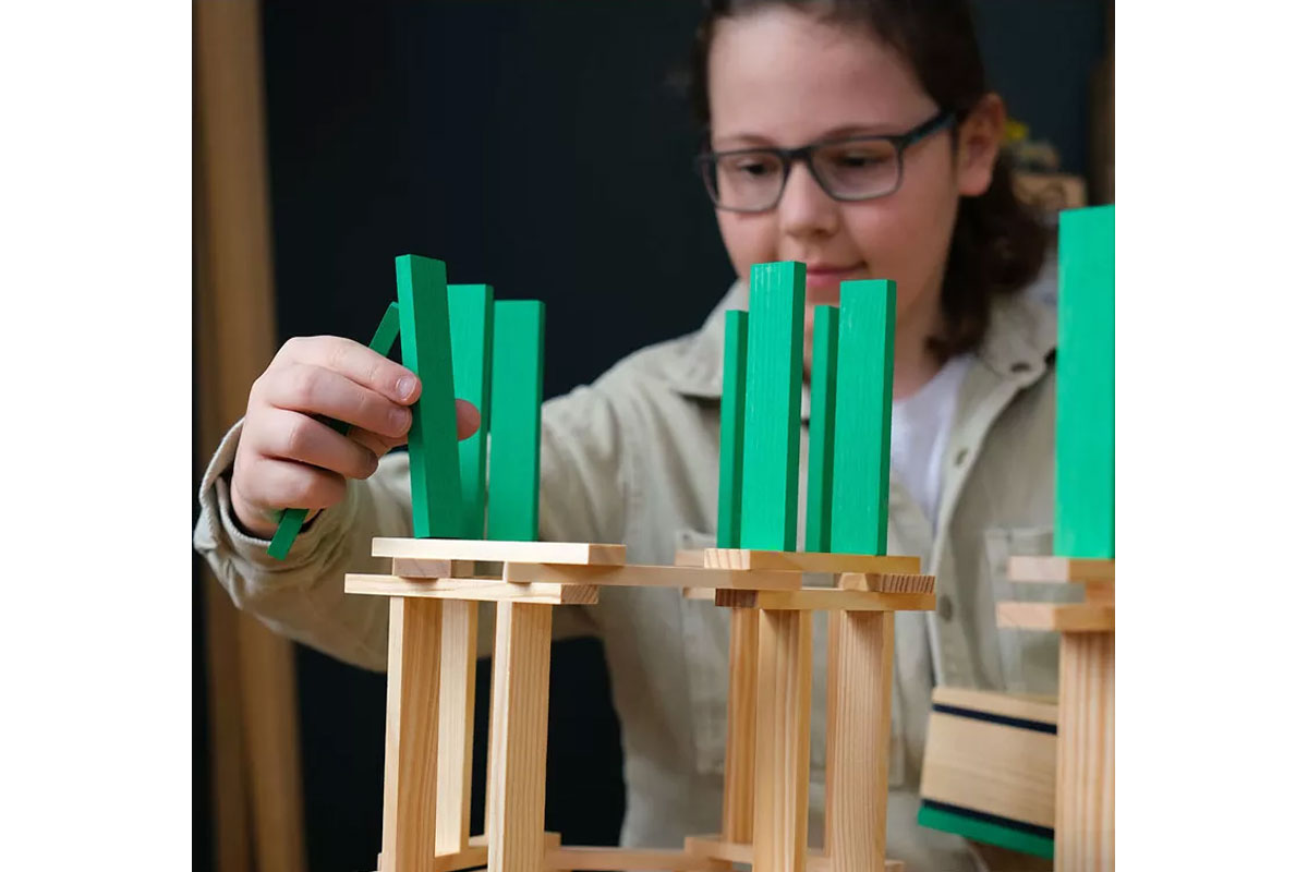 Boîte KAPLA de 40 pièces, vert clair