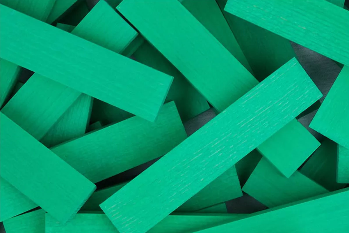 Boîte KAPLA de 40 pièces, vert clair