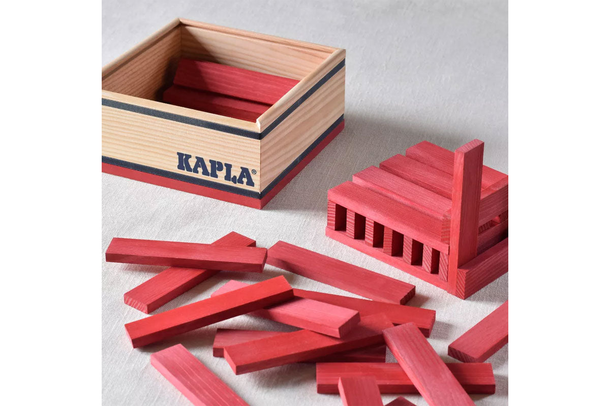 Boîte KAPLA de 40 pièces, rouge