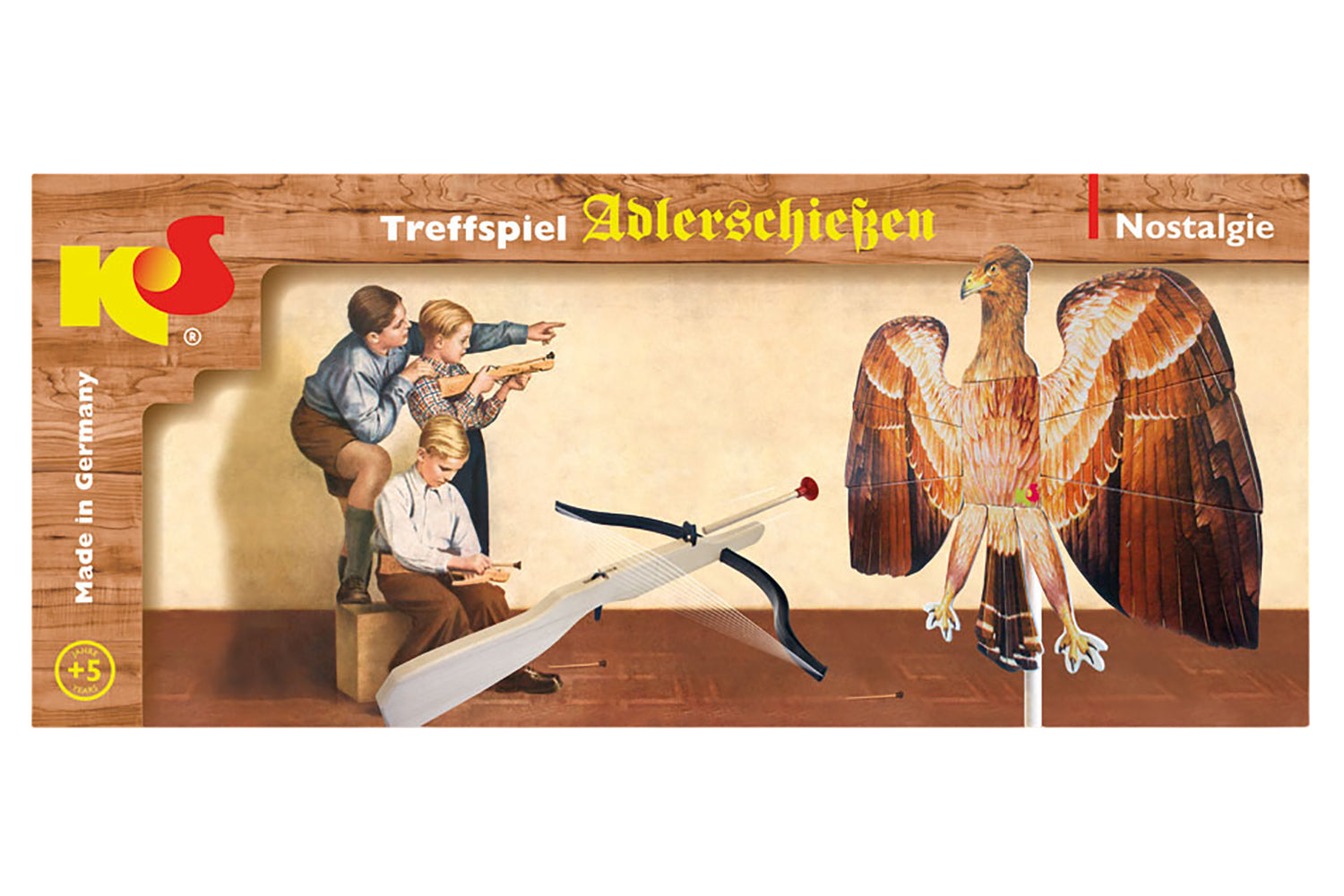 Adlerschießen mit Armbrust und Pfeilen